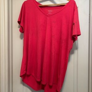 Torrid Women's Red V-Neck Top